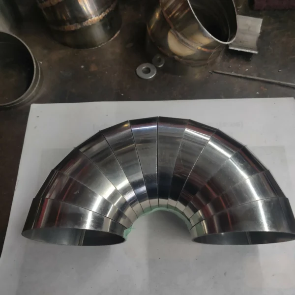 4.0 Stainless 304 Pie Cuts 150 Degree Bend Tubing Turbo Exhaust Intake 20 Pack - Image 3