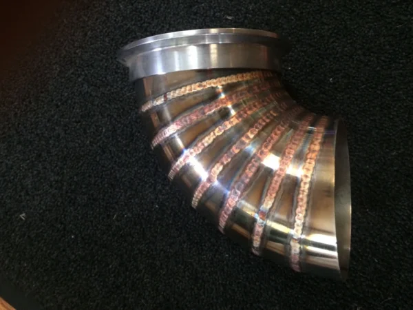 4.0 Inch Pie .Cut .90 Degree Lobster Tail DIY Custom Downpipe. - Image 5