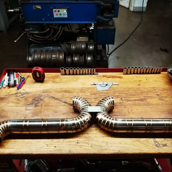4.0 Inch Pie .Cut .90 Degree Lobster Tail DIY Custom Downpipe. - Image 3