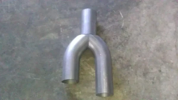 3 Inch Mandrel Bent Universal Y Pipe - Image 2