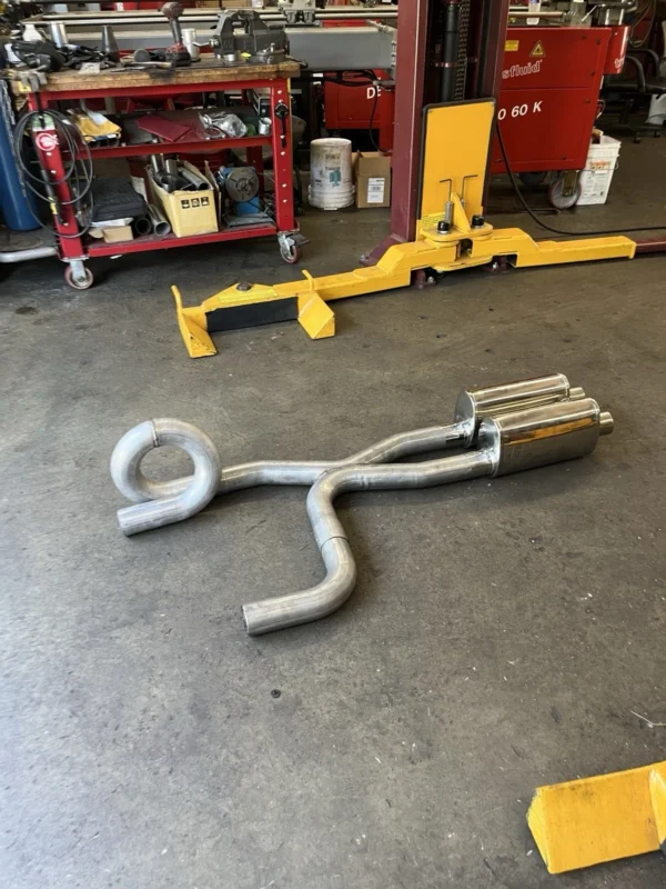 RJ’s 3.0 Inch True Dual X Pipe And Equalizer Pipe For Long Tube Header