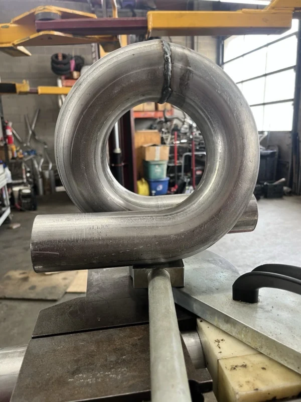 2.0 304 stainless steel 15 Degree Pie Cuts DIY turbo downpipe exhaust six pack - Image 2