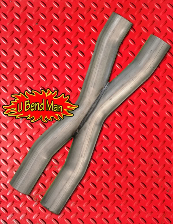 2.5 inch Universal Mandrel Bend Exhaust X Pipe (Tight) DIY downpipe midpipe 16g - Image 2