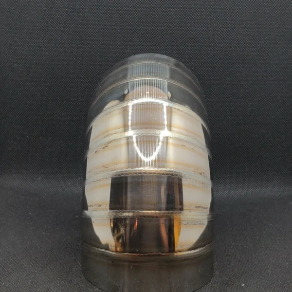3.5 od Inch Pie .Cut .90 Degree Lobster Tail DIY Custom Downpipe. - Image 3